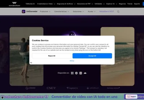 Wondershare UniConverter marzo 2026