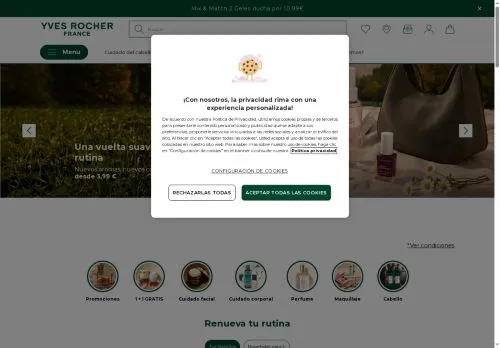 Yves Rocher septiembre 2026