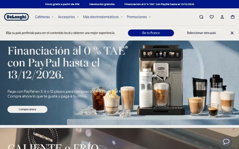 De'Longhi octubre 2026