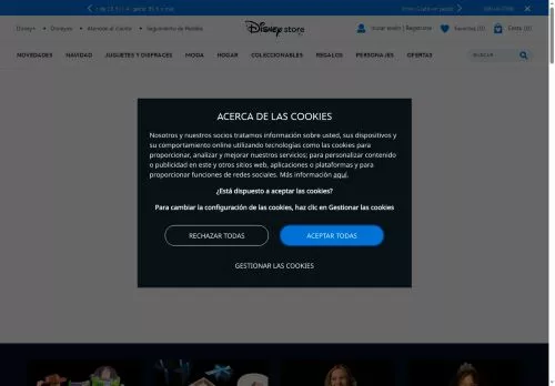 Disney Store diciembre 2025