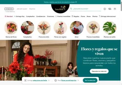 Interflora diciembre 2025
