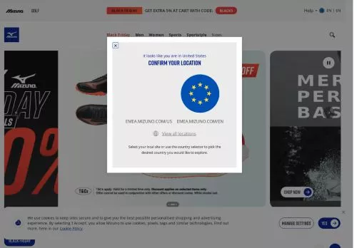 Mizuno noviembre 2025