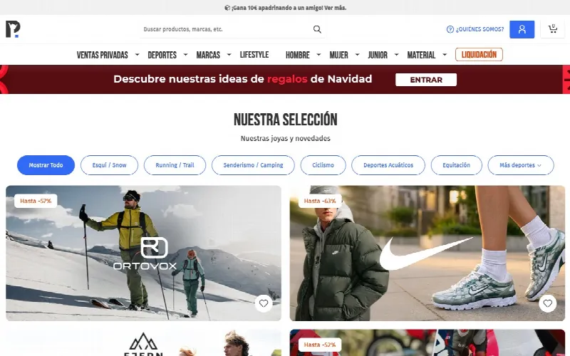 Private Sport Shop octubre 2026