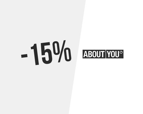 ¡Descuento de bienvenida! 15% de descuento en About You