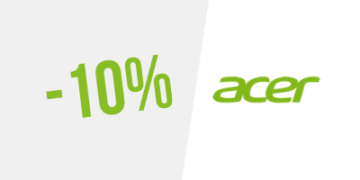 ¡Venta Flash! 10% de descuento en Acer