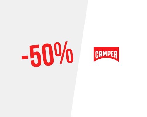 Hasta un 50% de descuento en Camper