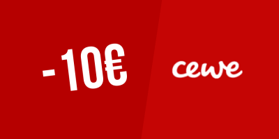 10€ de descuento en Cewe — Suscríbete al newsletter