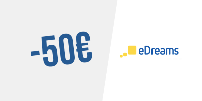 ¡Rebajas! Hasta 50€ de descuento extra en eDreams