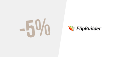 Exclusivo ! 5% de descuento en Flip PDF Plus para Windows en FlipBuilder