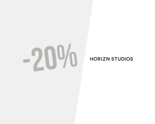 ¡Flash sale! 20% de descuento en todo en Horizn Studios