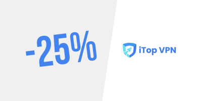 ¡Exclusivo! 25% extra en todos los planes iTop VPN