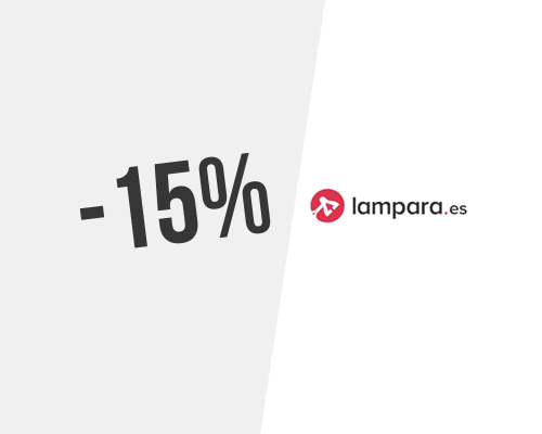 15% de descuento + Envío gratuito en Lampara