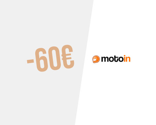 60€ de descuento en Motoin