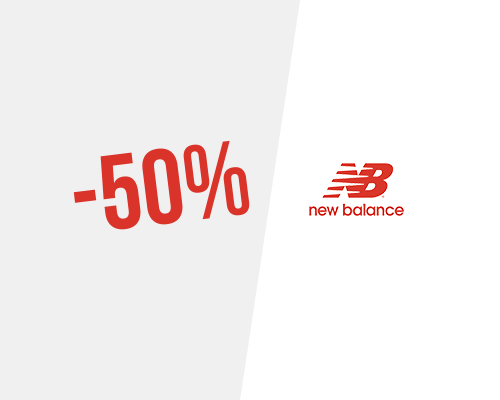 ¡Rebajas! 50% de descuento en New Balance (+15% extra)