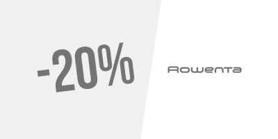 Suscríbete a la newsletter y recibe un 20% de descuento en tu primera compra en Rowenta