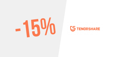 ¡Exclusivo! 15% de descuento en todo en Tenorshare ¿A qué esperas?