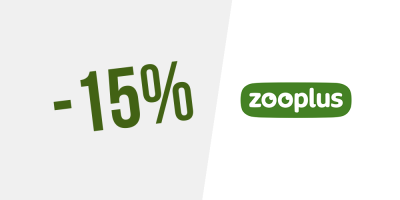 ¡Ahorra ya! 15% de descuento en Zooplus